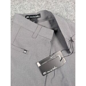 Travis Mathew Sand Harbor Shorts Mens 42 Heather Dark‎ Gray Golf Performance NWT